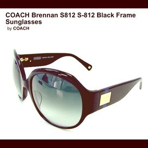 COACH Brennan S812 Black Frame Sunglasses